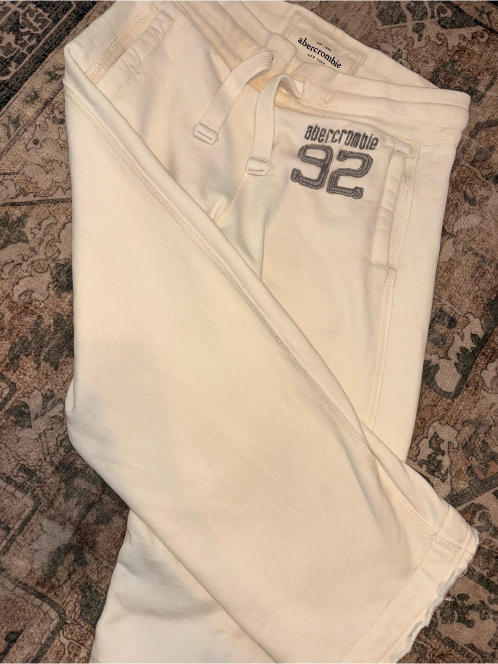 Vintage abercrombie & fitch fleece sweatpants - Picture 3 of 6